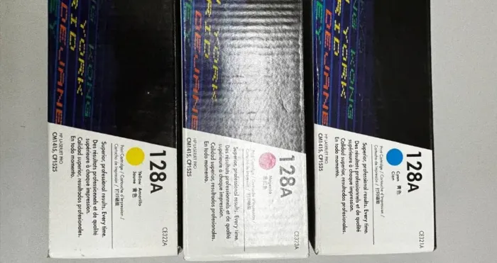 KIT 3 Cartuchos HP 128A original