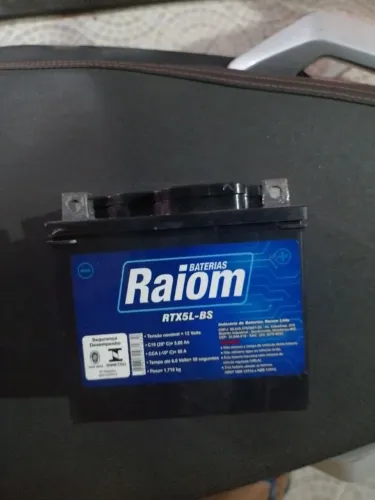 Bateria para moto usada 