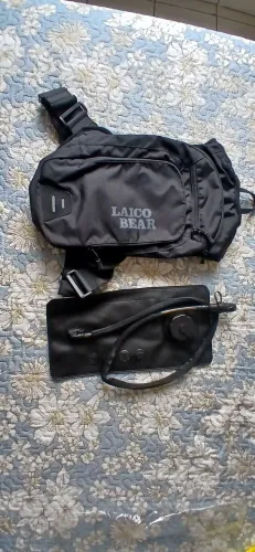 Mochila de hidratação com refil 2L