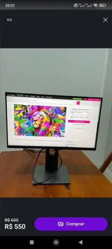 Monitor Dell 22 Articulado 