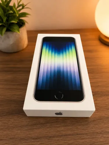 iPhone SE 3 GERAÇÃO BRANCO, LACRADO (1 ano garantia APPLE)