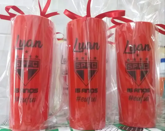Copos  personalizados com embalagem 