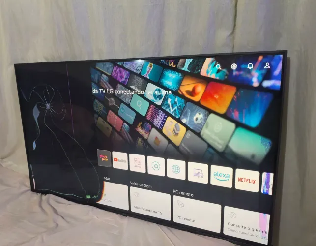 TV LG Smart 50 4K - Trocar Tela