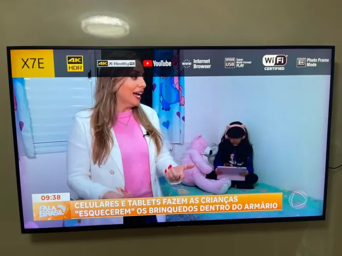 Smart tv Sony 4K 55? semi nova
