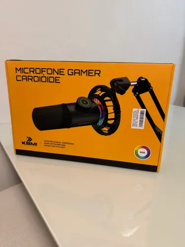 Microfone gamer cardioide Kabum 