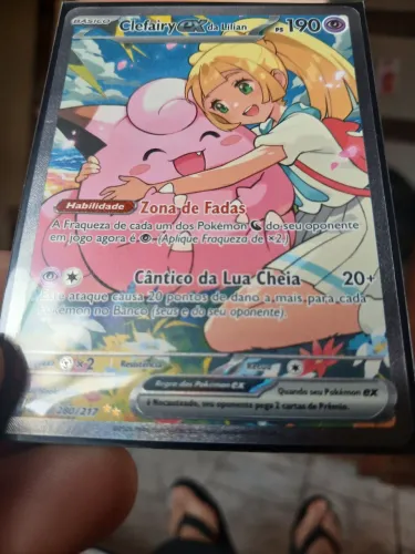 Carta Clefairy Ex da Lilian 280/217 (ASCpt)