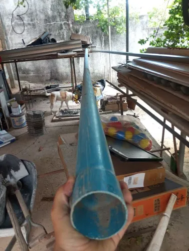 Cano tubo 75mm pvc