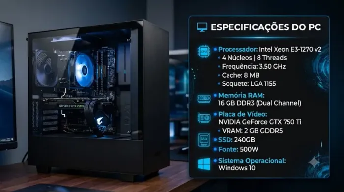 ? PC Completo - Excelente Desempenho