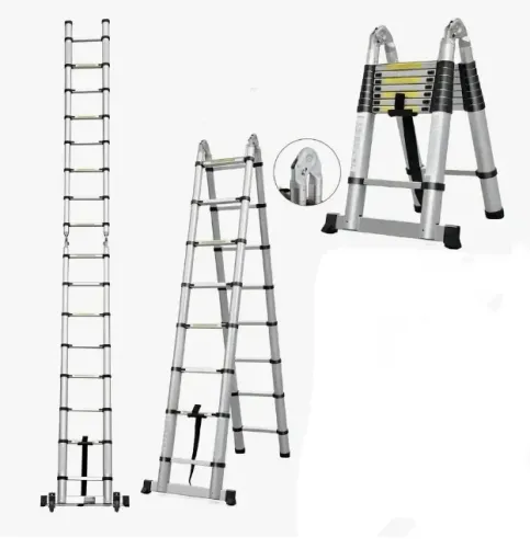 Escada telescópica dupla 5 metros 16 degraus Nakasaki