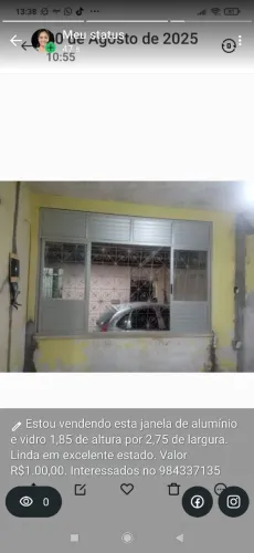 Janela de Alumínio e Vidro