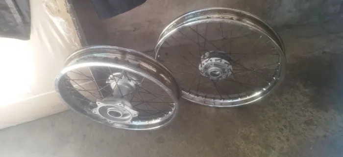 par de rodas bros 160 freio a disco
