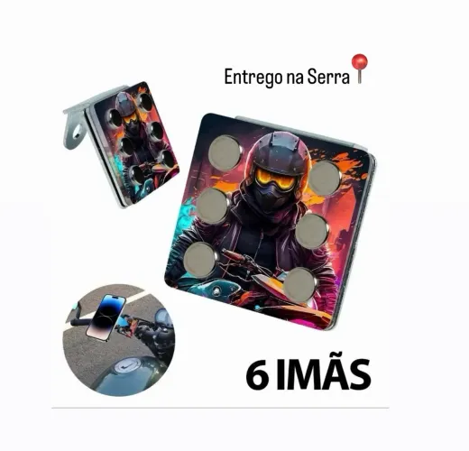 Suporte Ímã para celular/Motos