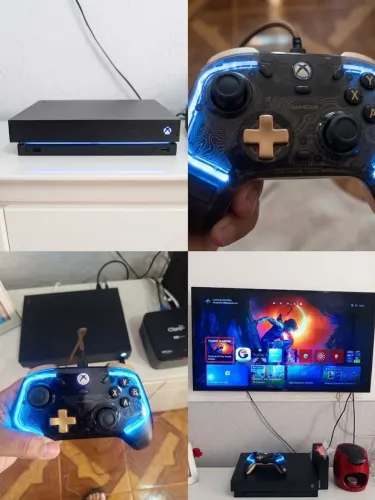 Xbox One X 1tb com controle impecável
