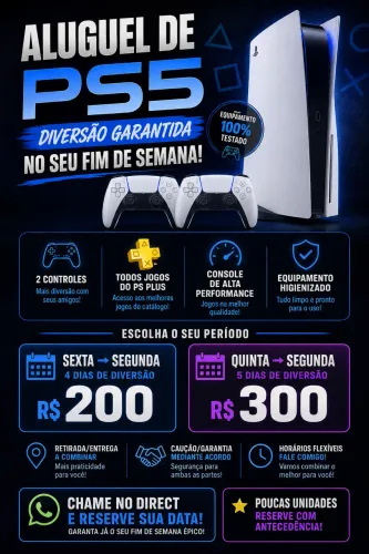 Aluguel PS5