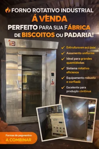 Forno rotativo industrial