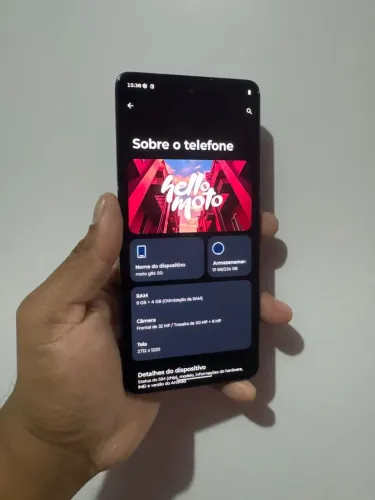 Moto g86 5g 256 gigas e 12 de ram em estado de novo