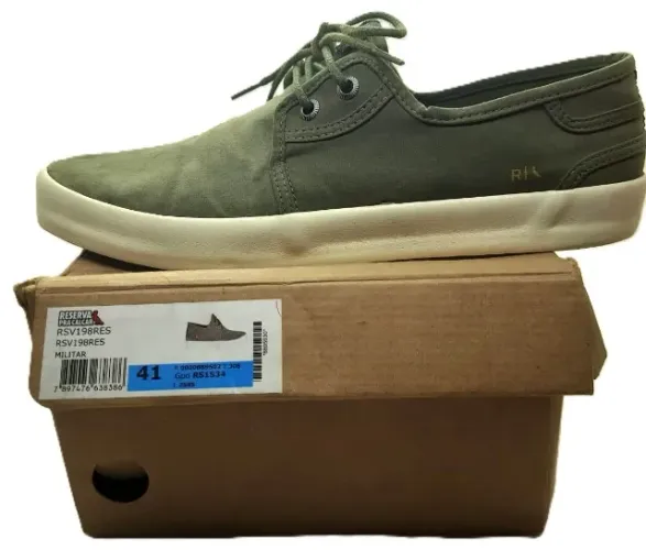   Oferta. Tênis Reserva Masculino Premium Rsv198 Cor Verde Militar  41 (Original)