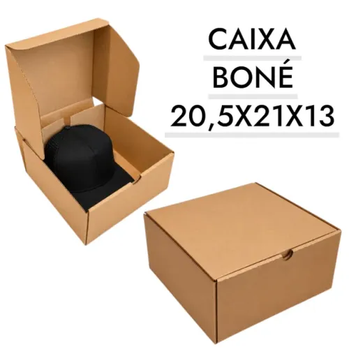 CAIXA DE PAPELÃO PARA BONÉ 100 UN - BONÉS - CAIXA NOVA - CAIXA DE PAPELAO