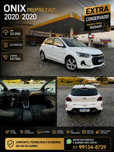 Chevrolet Onix Hatch Premier 1.0 12V TB Flex Aut. 4P 2020