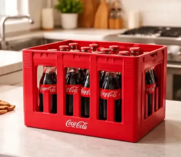 Engradado coca ks com 24 unidades