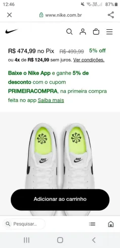 Tênis Nike casual
