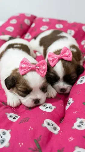 Lindos Filhotes de Shih Tzu Puros - 2 Fêmeas e 2 Machos (Reserve o Seu)