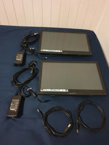 2 Monitores Hannspree Touch Screen 15.6