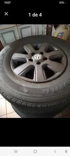 RODAS COM PNEUS PRA S10 E AMAROK POR 3.000.00