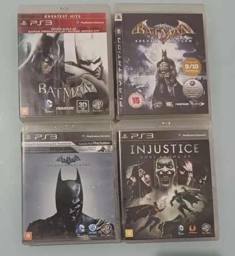 Coleção Batman + Injustice (PS3)!