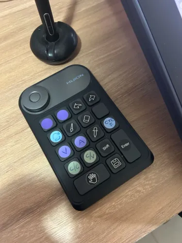 Teclado huion kanvas para mesa digitalizadora