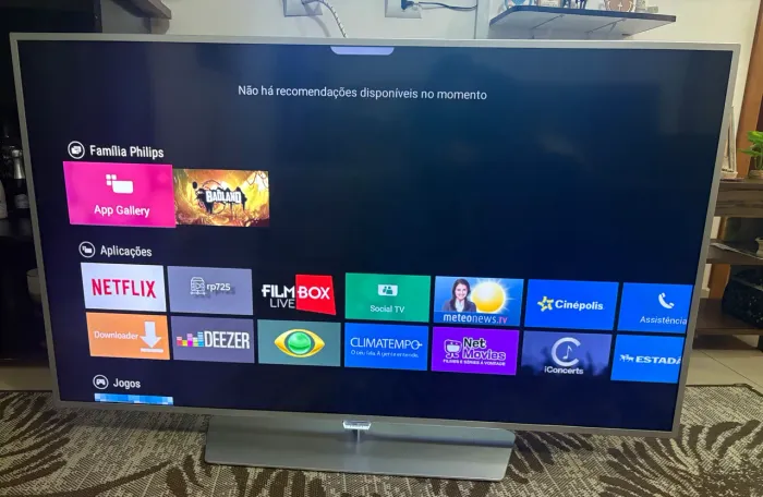  TV Philips LED Slim 4K UHD de 55 polegadas