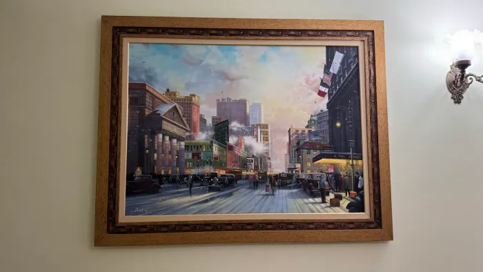 Quadro Artístico Óleo sobre Tela com moldura