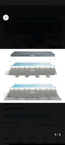 Piscina 14 mil litros 