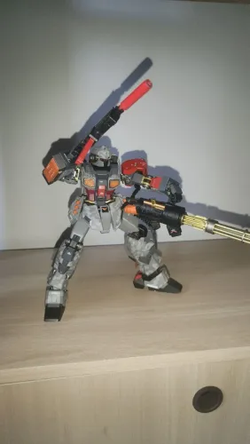 Gundam Jesta Mg Pintado E Montado Camuflagem Cinza