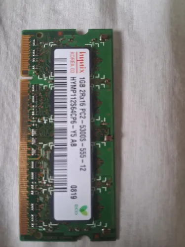 ddr2 pc2-5300s 1gb marca hynix raridade