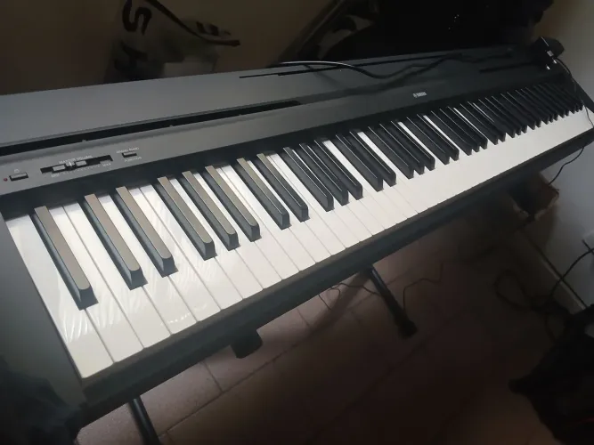 Piano Yamaha P45 aceito cartão