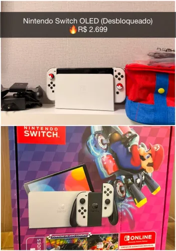 Nintendo Switch Oled (Desbloqueado)