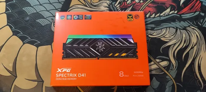 Memória Ram ddr4 16gb 2x8gb 3200mhz cl16 xpg spectrix d41 tuf RGB