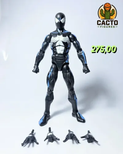 MARVEL LEGENDS HOMEM ARANHA UNIFORME NEGRO VHS ORIGINAL