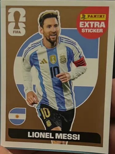 Figurinha Copa 2026 Messi Bronze