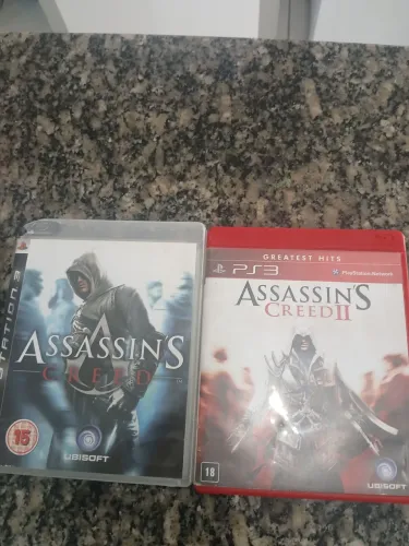 Jogos assassin's creed I e II ps3