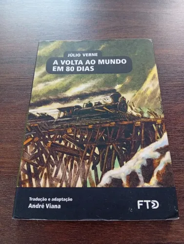 Livro A Volta ao Mundo em 80 Dias - Júlio Verne
