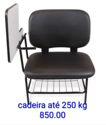 Longarina, cadeira universitária, mesa universitária