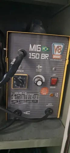 Máquina de solda Mig V8 sem gás