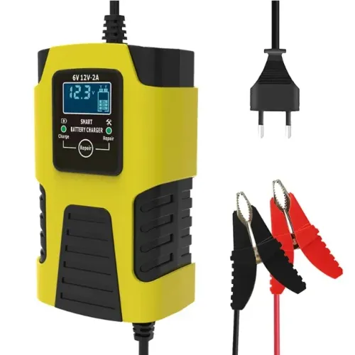 Carregador automático e reparador De Bateria Carro E Moto 6v e 12v 2a EAFC