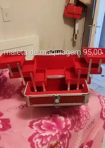 Maleta de maquiagem profissional 