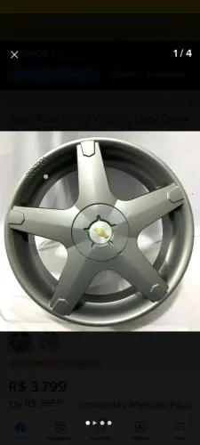 Jogo de Rodas aro 17 com pneus