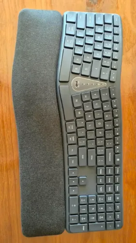 Teclado ergonômico sem fio não ABNT