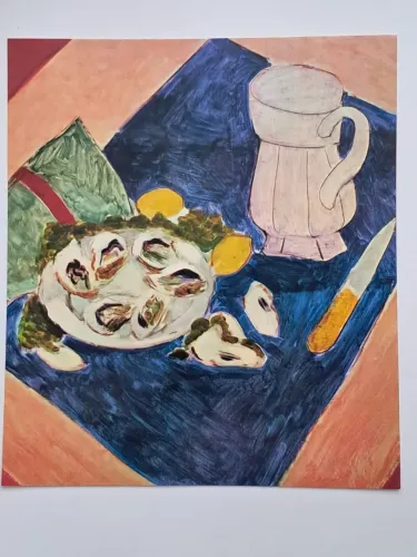 h. matisse: antigra gravura off-set. decorativa, colecionável