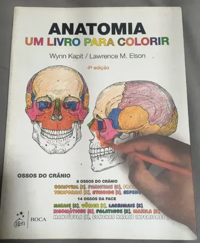 Livro - Anatomia - Um Livro para Colorir Wyn Kapit 4ª Edição
